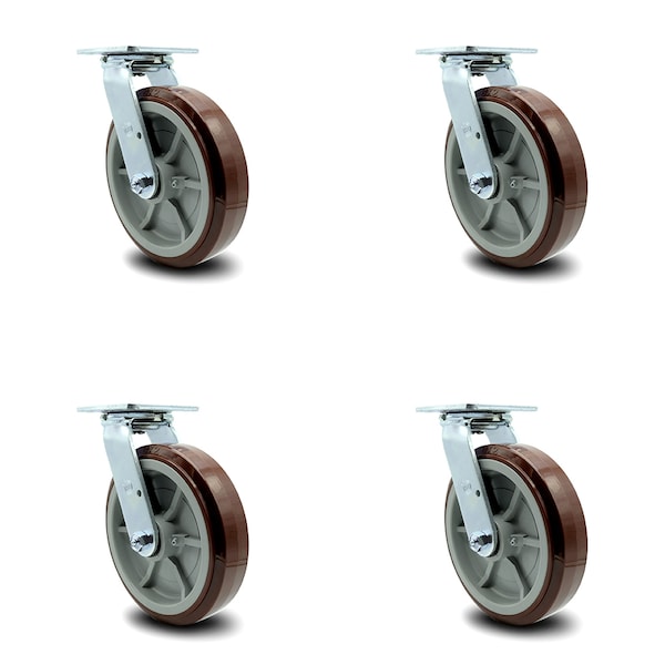 Greenlee GMX Cart Caster Set - MA6065 GMX Material Cart - 4 Swivel Casters - SCC